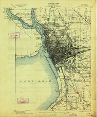 Buffalo 1901 topographic map thumbnail