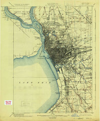 Buffalo 1901 topographic map thumbnail