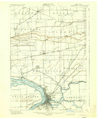 Tonawanda 1901 topographic map thumbnail