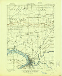 Tonawanda 1901 topographic map thumbnail