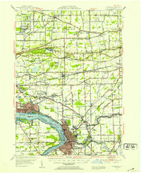 Tonawanda 1948 topographic map thumbnail