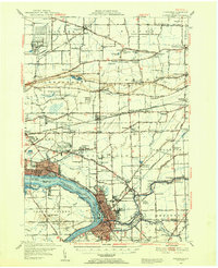 Tonawanda 1948 topographic map thumbnail