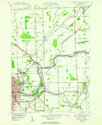 Tonawanda East 1950 topographic map thumbnail