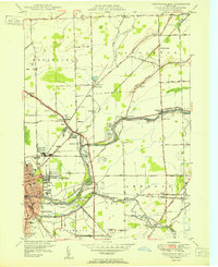 Tonawanda East 1950 topographic map thumbnail