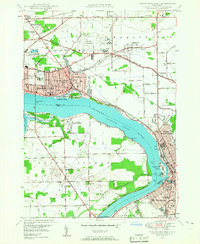 Tonawanda West 1948 topographic map preview