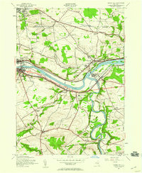 Tribes Hill 1944 topographic map thumbnail