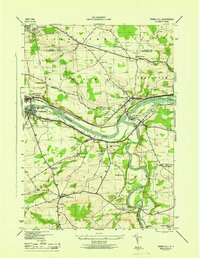 Tribes Hill 1946 topographic map thumbnail