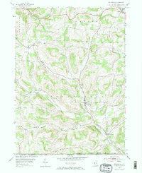 Troupsburg 1954 topographic map thumbnail