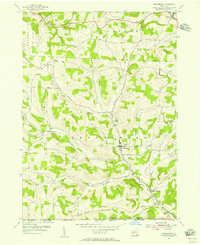 Troupsburg 1954 topographic map thumbnail