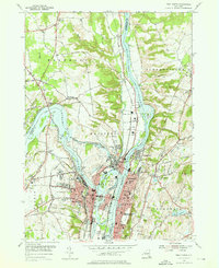 Troy North 1954 topographic map thumbnail