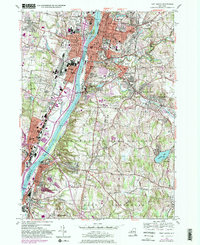 Troy South 1953 topographic map thumbnail