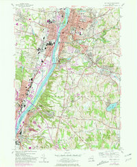 Troy South 1953 topographic map thumbnail