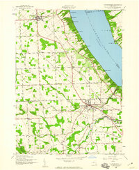 Trumansburg 1942 topographic map thumbnail