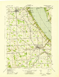 Trumansburg 1943 topographic map thumbnail