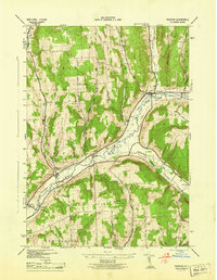 Truxton 1944 topographic map thumbnail