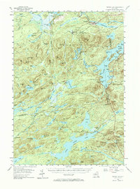 Tupper Lake 1954 topographic map thumbnail