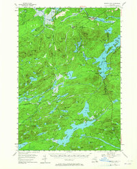 Tupper Lake 1954 topographic map thumbnail