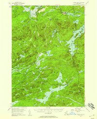 Tupper Lake 1954 topographic map thumbnail
