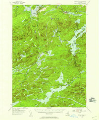 Tupper Lake 1954 topographic map thumbnail