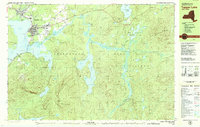 Tupper Lake 1979 topographic map thumbnail
