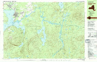 Tupper Lake 1979 topographic map thumbnail