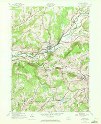 Unadilla 1943 topographic map thumbnail