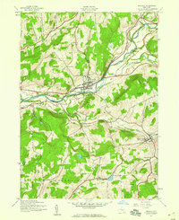 Unadilla 1943 topographic map thumbnail