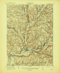 Unadilla 1918 topographic map thumbnail