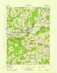Unadilla 1945 topographic map thumbnail