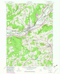 Unadilla 1943 topographic map thumbnail