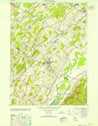 Unionville 1953 topographic map thumbnail