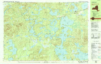 Upper Saranac Lake 1979 topographic map thumbnail