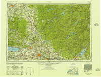 Utica 1950 topographic map thumbnail