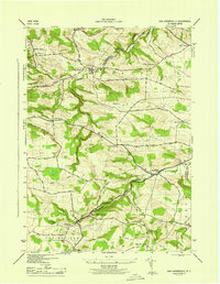 Van Hornesville 1945 topographic map thumbnail