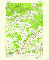 Verona 1955 topographic map thumbnail
