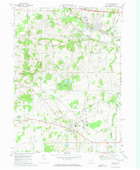 Victor 1971 topographic map thumbnail