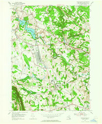 Voorheesville 1954 topographic map thumbnail