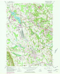 Voorheesville 1954 topographic map thumbnail