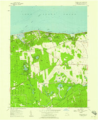 Wading River 1957 topographic map thumbnail
