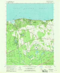 Wading River 1967 topographic map thumbnail