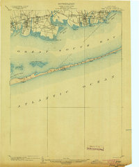 Fire Island 1903 topographic map thumbnail