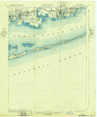 Fire Island 1903 topographic map thumbnail
