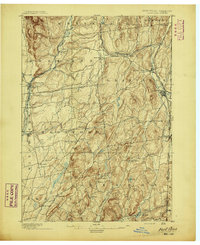 Fort Ann 1895 topographic map thumbnail