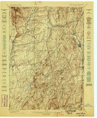 Fort Ann 1898 topographic map thumbnail
