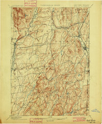 Fort Ann 1901 topographic map thumbnail