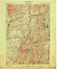 Fort Ann 1904 topographic map thumbnail