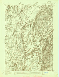 Fort Miller 1935 topographic map thumbnail