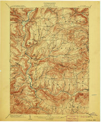 Gilboa 1903 topographic map thumbnail