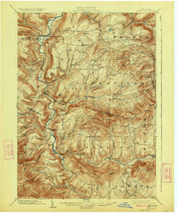 Gilboa 1903 topographic map thumbnail