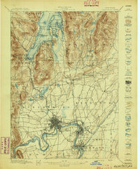 Glens Falls 1897 topographic map thumbnail